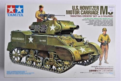 TAMIYA: A 1:35 scale U.S. Howitzer motor carriage M8 boxed model kit