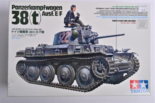 TAMIYA: A 1:35 scale German light tank Panzerkampfwagen 38(t) Ausf.E/F boxed model kit
