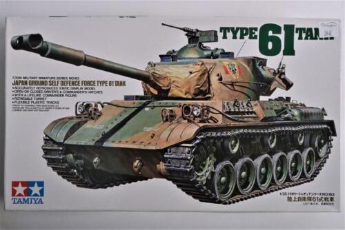 TAMIYA: A 1:35 scale Japan ground self defence Force type 61 tank boxed model kit