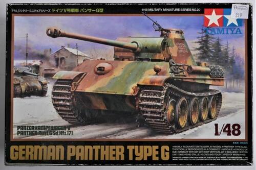 TAMIYA: A 1:35 scale German Panther Type G Panzerkampfwagen V Ausf.G Sd.Kfz.171 boxed model kit