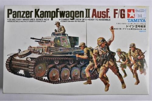 TAMIYA: A 1:35 scale Panzerkampfwagen II Ausf.F/G boxed model kit