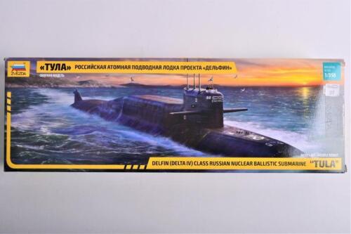 ZVEZDA: A 1:350 scale Delfin (DeltaIV) Class Russian nuclear ballistic submarine "TULA" boxed model kit