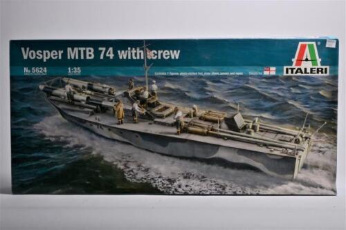 ITALERI: A 1:35 scale Vosper MTB 74 with crew boxed model kit