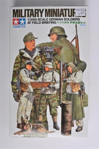 TAMIYA: A 1:35 scale Military miniatures German soldiers at field briefing boxed model kit. EDUARD BRASSIN: A 1:32 scale Fw 190F-8 cockpit for Revell kit boxed model kit.