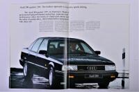 AUDI: Three 1989 - 1991 Audi sales brochures for Audi 80, 90 & 200 models - 4