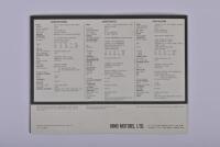 HINO: A rare and unique 1965 Hino Contessa 1300 sales brochure - 3