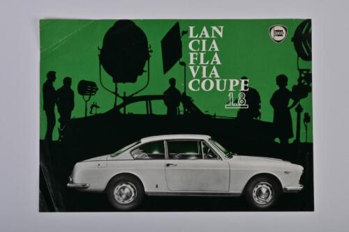 LANCIA: A 1964 Lancia Flavia Coupe sales brochure
