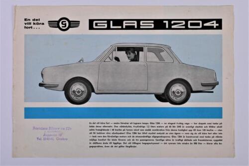 GLAS: An interesting Glas 1204 sales brochure