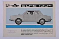 GLAS: An interesting Glas 1204 sales brochure