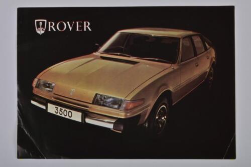 ROVER: Two Rover 3500-V8 sales brochures