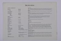 ROVER: Two Rover 3500-V8 sales brochures - 5