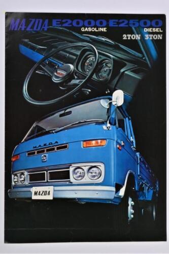 MAZDA: A Mazda E2000-E2500 Gasoline/Diesel (2Ton/3Ton) colour sales brochure