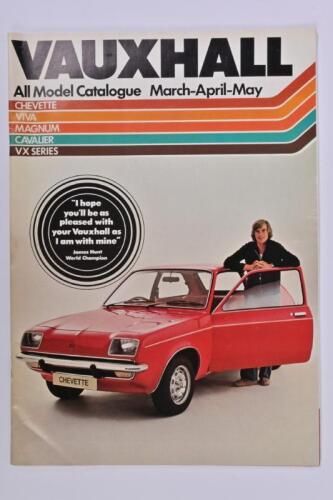 VAUXHALL: A 1977 Vauxhall range sales brochure