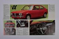 ALFA ROMEO: An original Alfa Romeo Alfasud ti colour sales brochure. English text - 2