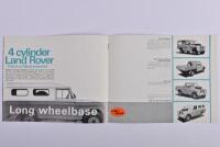 LAND ROVER: An impressive Land Rover sales brochure. 4 & 6 Cylinder models - 2