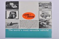 LAND ROVER: An impressive Land Rover sales brochure. 4 & 6 Cylinder models - 3