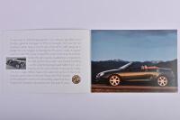 MG: A 2000 MG F sales brochure - 2