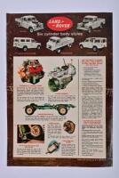 LAND ROVER: Three Land Rover items. Land Rover sales brochures and advertisement - 3