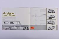 LAND ROVER: Three Land Rover items. Land Rover sales brochures and advertisement - 4