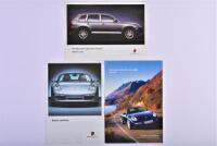 PORSCHE: Three large Porsche sales brochures. Boxster & Cayenne brochures