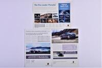 PORSCHE: Three large Porsche sales brochures. Boxster & Cayenne brochures - 2