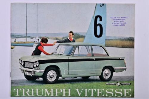 TRIUMPH: A Triumph Vitesse sales brochure