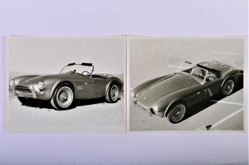 SHELBY: Two black and white photographs by Dave Friedman of the Shelby Cobra 289 (MkII)