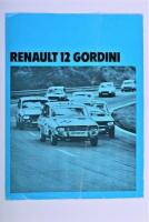 RENAULT(GORDINI): A large format Renault 12 GORDINI sales brochure