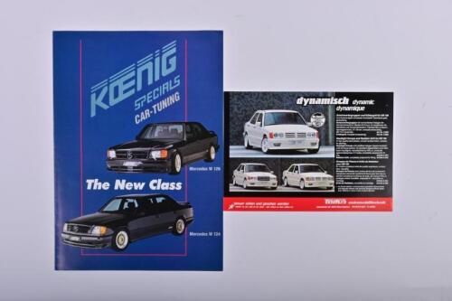 MERCEDES-BENZ (TUNING/ACCESSORIES): Two Mercedes-Benz tuning sales and accessories. Koenig & 'dynamisch' brochures