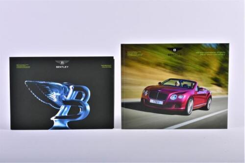 BENTLEY: Two 2014 Bentley sales brochures. 'THE NEW CONTINENTAL GT SPEED AND GT SPEED CONVERTIBLE' & THE BENTLEY COLLECTION' brochures
