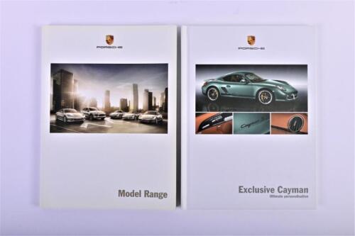 PORSCHE: Two Porsche brochures. 'Exclusive Cayman' & 2011 Model Range sales brochures