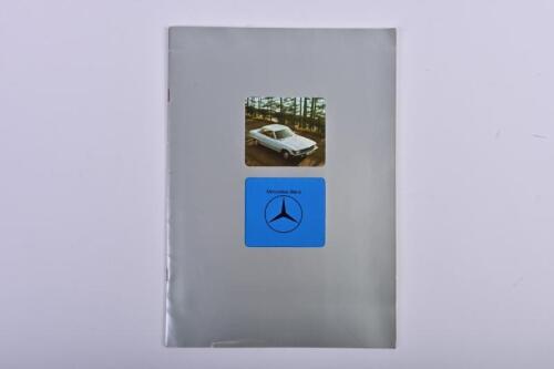 MERCEDES-BENZ: A 1976 Mercedes-Benz SLC Coupe sales brochure