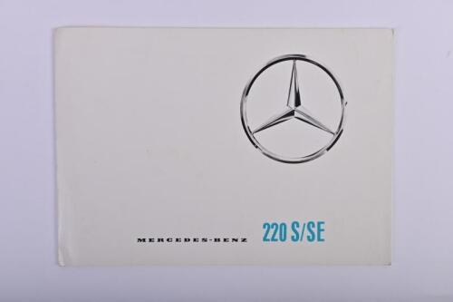 MERCEDES-BENZ: A 1964 Mercedes-Benz 220 S/SE sales brochure