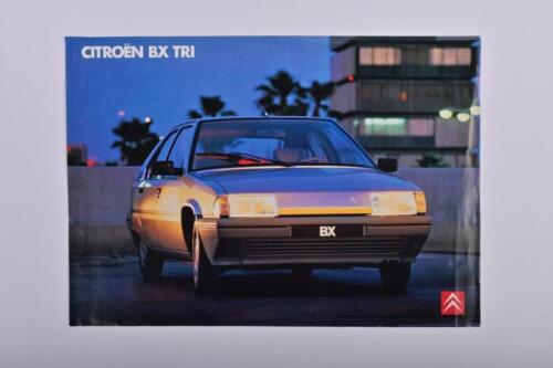 CITROEN: An Australian specification Citroen BX TRI single sheet sales brochure