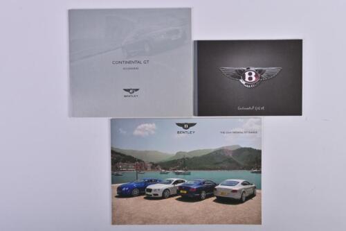 BENTLEY: Three Bentley sales brochures. CONTINENTAL sales brochures