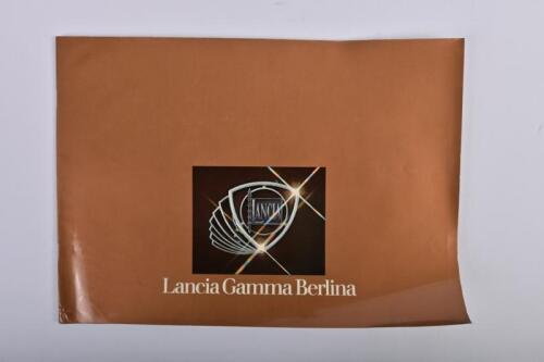 LANCIA: A 1976 Lancia Gamma sales brochure