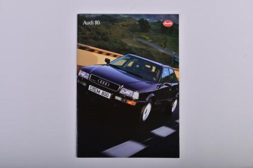 AUDI: A 1993 Audi 80 sales brochure
