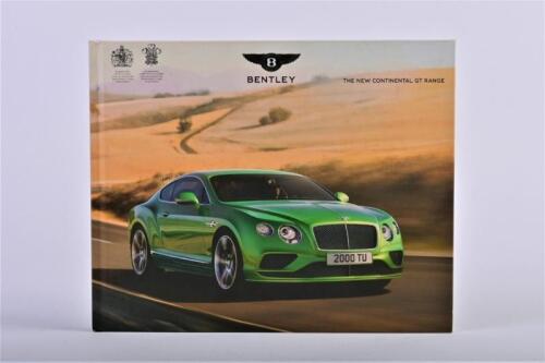 BENTLEY: A 2015 Bentley 'THE NEW CONTINENTAL GT RANGE' hardcover sales brochure