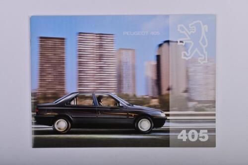PEUGEOT: An Australian specification 1994 Peugeot 405 sales brochure