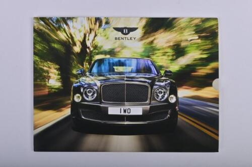 BENTLEY: A 2014 Bentley 'THE MULSANNE AND THE MULSANNE SPEED' sales brochure