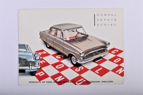 FORD: A 1959 Ford Consul/Zephyr/Zodiac colour sales brochure