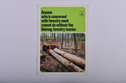 MERCEDES-BENZ (UNIMOG): A 1978 Mercedes-Benz Unimog sales brochure