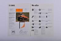 MERCEDES-BENZ (UNIMOG): A 1978 Mercedes-Benz Unimog colour fold out sales brochure - 'All-wheel drive chassis U 1300L, U 1700 L' - 2