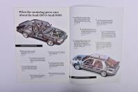 SAAB: Three items of Saab literature. 1987 Saab Model Range brochures - 4