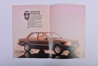 FORD: Two Ford Motor Company of Australia sales brochures. 1979 Ford Falcon/Fairmont/Fairmont Ghia sales brochure & 1980 'Ford Cars' model catalogue - 3
