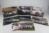 HOLDEN: A group of eight professional photographs of Holden's racing (with 11 driver signatures)