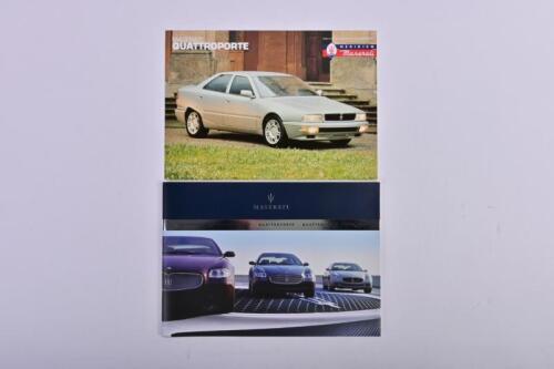MASERATI(QUATTROPORTE): Two Maserati Quattroporte colour sales brochures