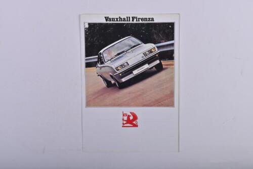 VAUXHALL: A 1973 Vauxhall Firenza colour sales brochure