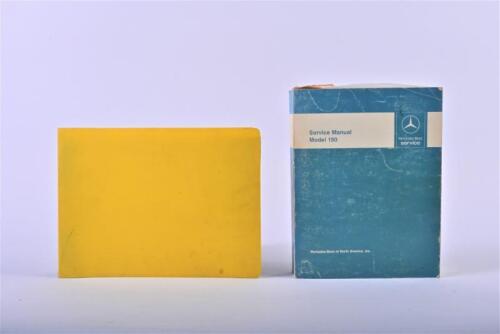 MERCEDES-BENZ: Mercedes-Benz Service Manual and Spare Parts List for the Type 190 SL. Circa 1960's