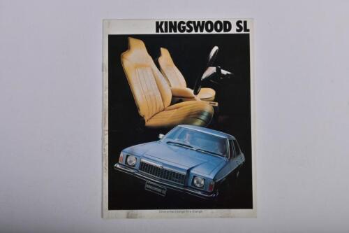 KINGSWOOD: A 1977 Kingswood SL sales brochure